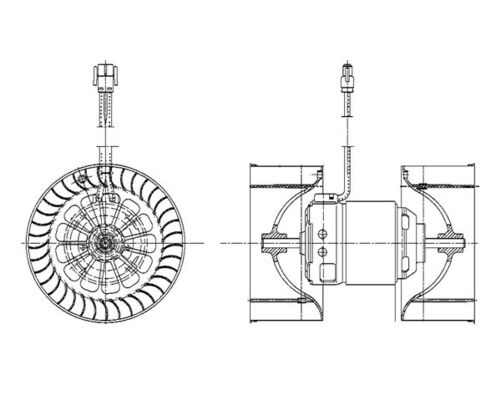 Mahle Original Kachelventilator AB 55 000P