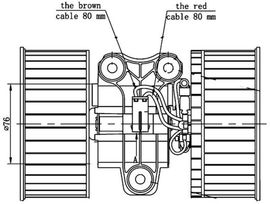 Mahle Original Kachelventilator AB 81 000S