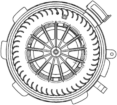 Mahle Original Kachelventilator AB 89 000P