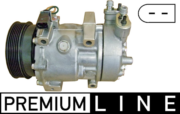 Mahle Original Airco compressor ACP 1281 000P