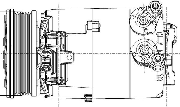 Mahle Original Airco compressor ACP 1357 000P