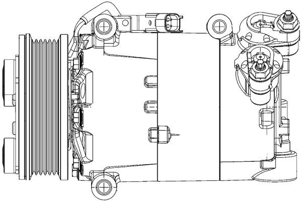 Mahle Original Airco compressor ACP 1364 000P