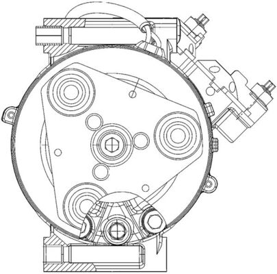 Mahle Original Airco compressor ACP 1364 000P