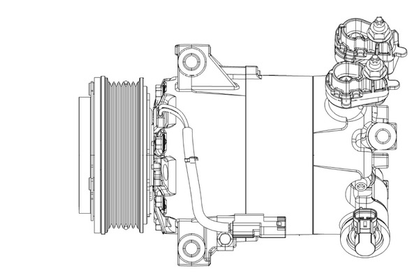 Mahle Original Airco compressor ACP 556 000P