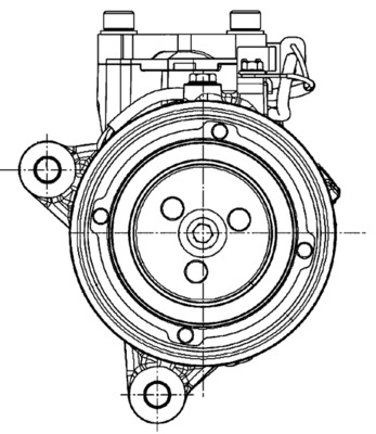 Mahle Original Airco compressor ACP 599 000P