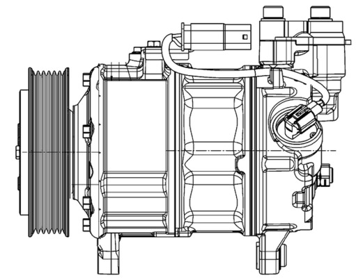 Mahle Original Airco compressor ACP 600 000P