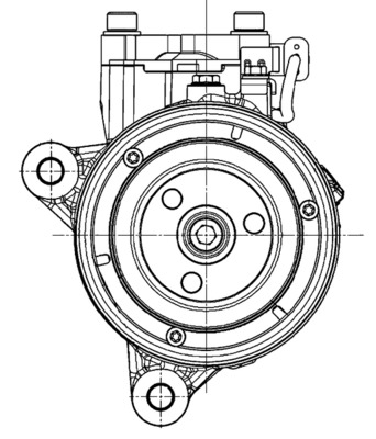 Mahle Original Airco compressor ACP 600 000P