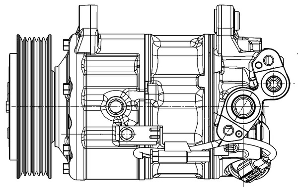 Mahle Original Airco compressor ACP 600 000P