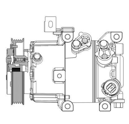 Mahle Original Airco compressor ACP 631 000P