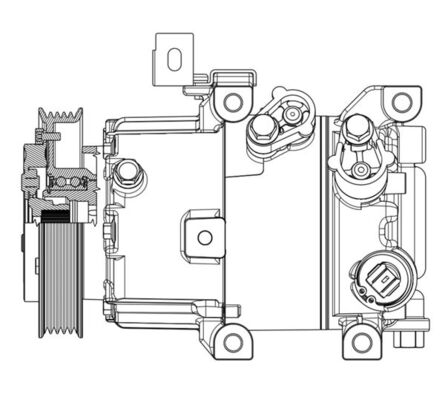 Mahle Original Airco compressor ACP 631 000P