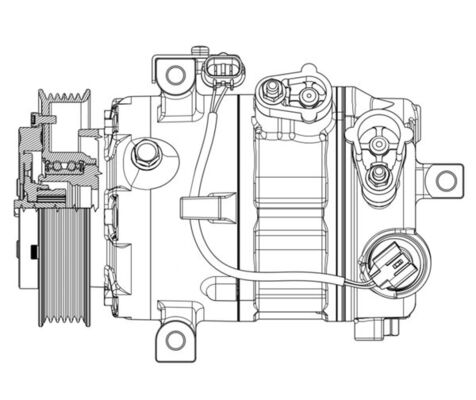 Mahle Original Airco compressor ACP 637 000P