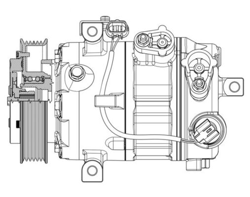 Mahle Original Airco compressor ACP 637 000P