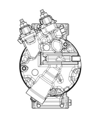 Mahle Original Airco compressor ACP 654 000P