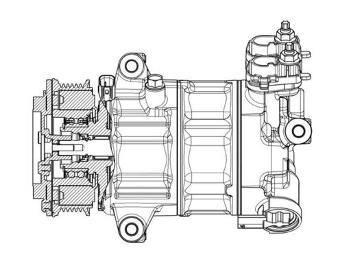 Mahle Original Airco compressor ACP 654 000P