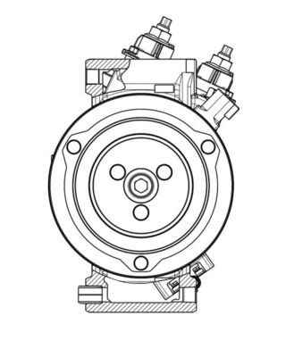 Mahle Original Airco compressor ACP 654 000P