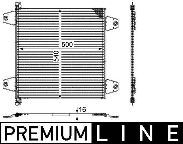 Mahle Original Airco condensor AC 121 000P