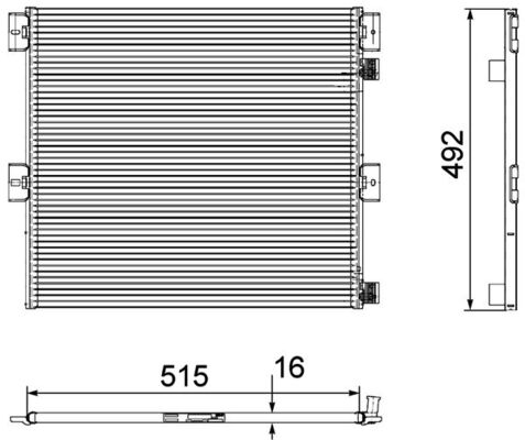 Mahle Original Airco condensor AC 125 000P