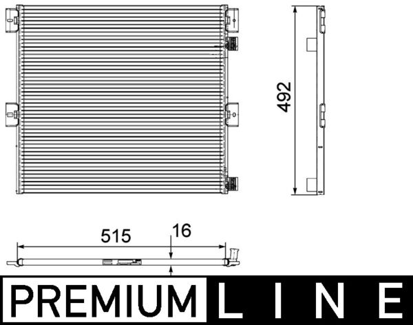 Mahle Original Airco condensor AC 125 000P