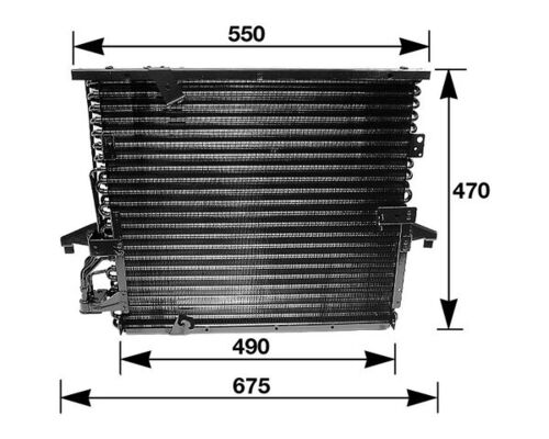 Airco condensor Mahle Original AC 147 000S