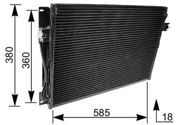 Mahle Original Airco condensor AC 173 000P