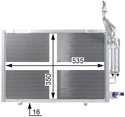 Mahle Original Airco condensor AC 23 000P