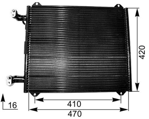 Mahle Original Airco condensor AC 251 000P