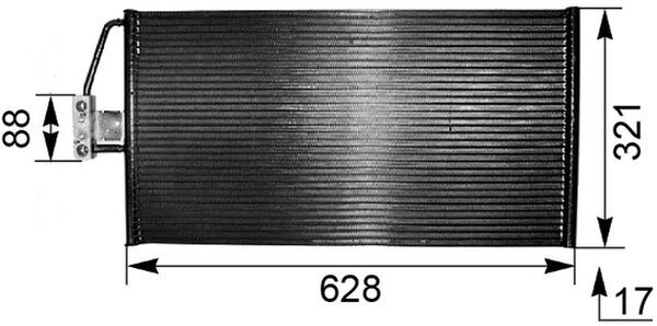 Mahle Original Airco condensor AC 266 000P