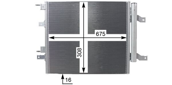 Mahle Original Airco condensor AC 268 000P