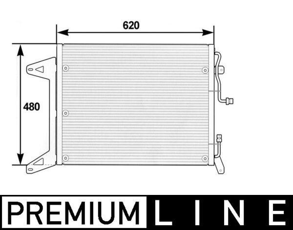 Mahle Original Airco condensor AC 280 000P