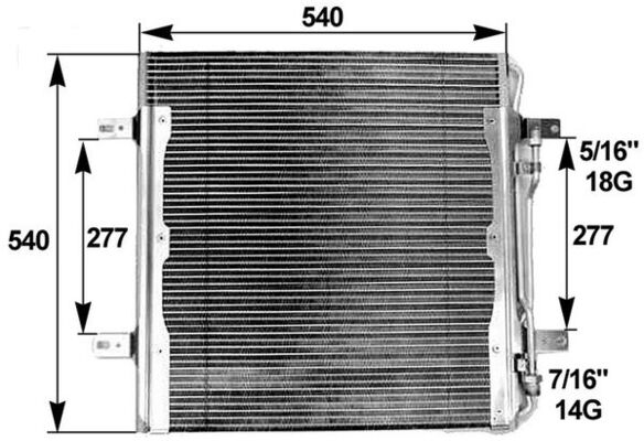 Mahle Original Airco condensor AC 284 000P