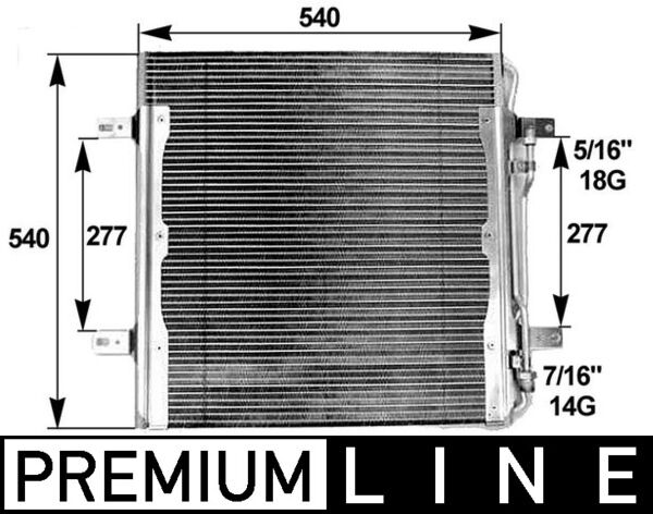 Mahle Original Airco condensor AC 284 000P