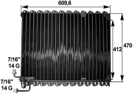 Mahle Original Airco condensor AC 285 000P