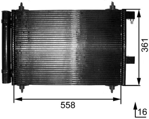 Airco condensor Mahle Original AC 291 000S