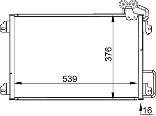 Mahle Original Airco condensor AC 304 000P