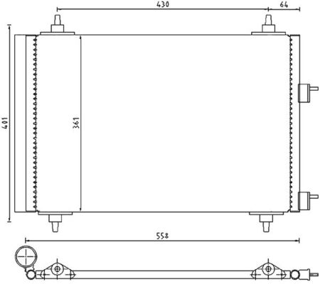 Mahle Original Airco condensor AC 315 000P