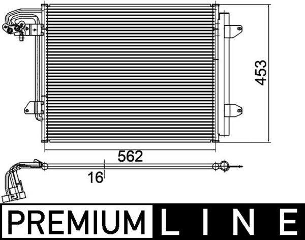 Mahle Original Airco condensor AC 325 000P