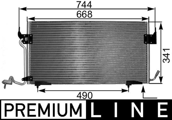 Mahle Original Airco condensor AC 341 000P