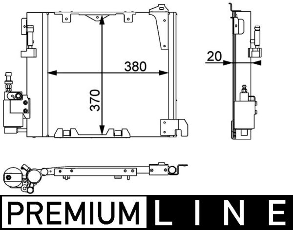 Mahle Original Airco condensor AC 349 000P