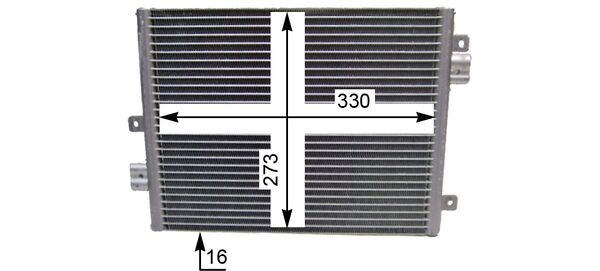 Mahle Original Airco condensor AC 354 000P