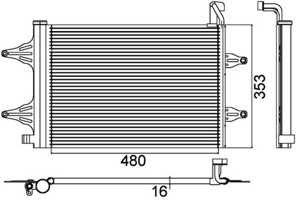 Mahle Original Airco condensor AC 359 000P