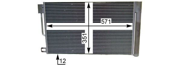 Mahle Original Airco condensor AC 367 000P