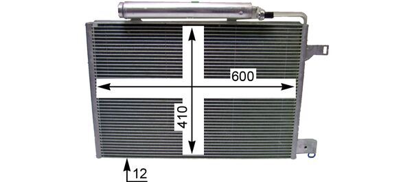 Mahle Original Airco condensor AC 370 000P