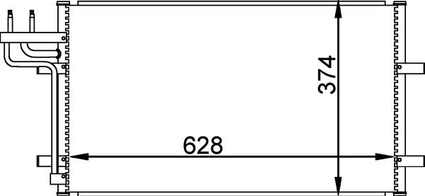 Mahle Original Airco condensor AC 374 000P