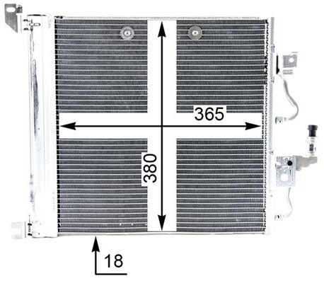 Mahle Original Airco condensor AC 376 000P