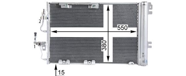 Mahle Original Airco condensor AC 378 000P