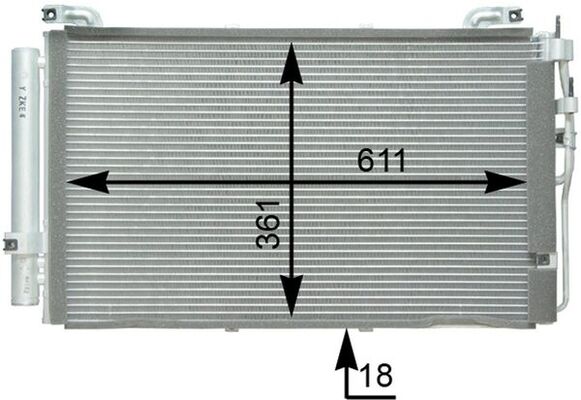 Mahle Original Airco condensor AC 391 000P