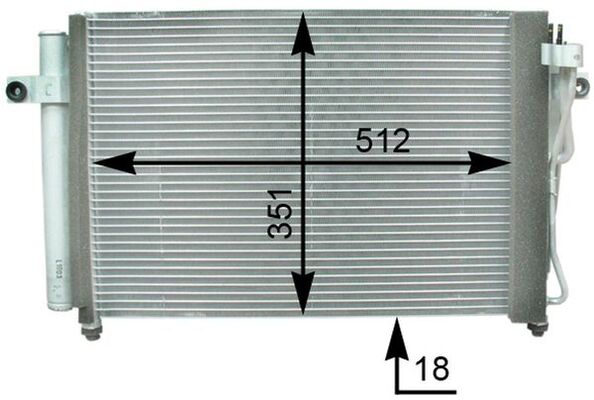 Mahle Original Airco condensor AC 393 000P