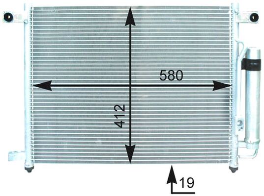 Mahle Original Airco condensor AC 428 000P