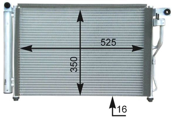 Mahle Original Airco condensor AC 439 000P