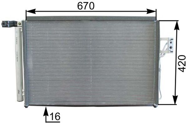 Mahle Original Airco condensor AC 440 000P